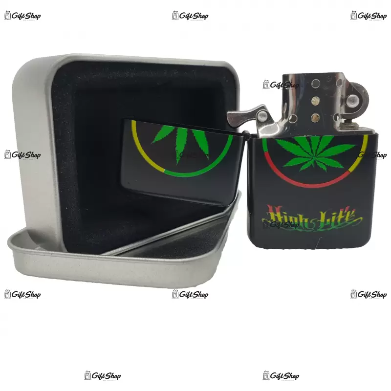 High lite black, bricheta gen zippo metalica model 2